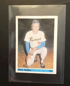 1981-82 John Hobbs Venezuelan Winter League Sticker #106