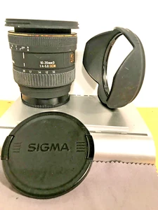 SIGMA DC AF 10-20 mm F4-5.6 Zoom Lens w/Hood for SONY Alpha Cameras IN CANADA - Picture 1 of 8