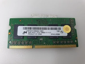 Memoria RAM HP Pavilion G6-2276SA 2 GB DDR3 PC3L-12800s Micron MT4KTF25664HZ-1G6E1 - Imagen 1 de 10