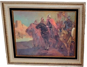 B. Kriukow (1895-1967): historic Knights of Kiev Rus' Ukraine (c. 1100) - Bild 1 von 3