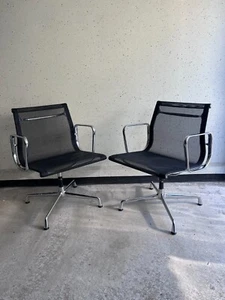 Vitra EA 108 Netz Bürostuhl Drehbar Konferenzstuhl Alu Chrom - Bild 1 von 9