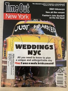 Time Out NY Februar 1999 Hochzeiten NYC John Bartlett Vivian Westwood Donna Fernandes - Bild 1 von 2