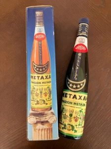 M E T A X A - 5 STERN - 38 % Vol. - 1,0 Ltr. - mind. 50 JAHRE ALT - KELLERFUND - Bild 1 von 2