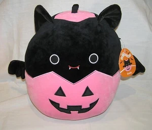 SQUISHMALLOWS 12" BAT PUMPKIN EMILY PLUSH STUFFED SQUISHY PILLOW HALLOWEEN - Picture 1 of 2