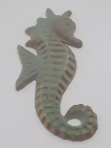 Sandicast grün/hellbraun Seepferdchen Wandbehang Plakette Ozean Maritim Meeresleben Strand - Bild 1 von 10