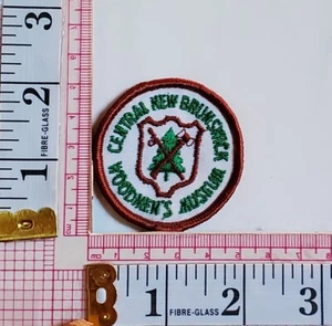 Central New Brunswick Woodsman Museum Hat Jacket Vest Patch Applique Crest Badge - Picture 1 of 1