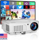 *New* Wikish® Wifi Bluetooth Video Portable Hd Lcd Android Theater Projector