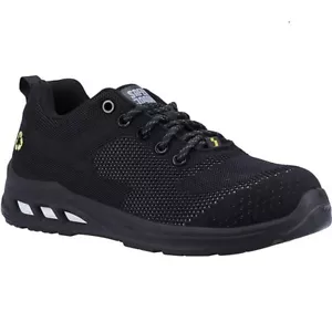 Safety Jogger Eco black ESD recycled steel toe/midsole safety trainer Size 6.5 - Picture 1 of 1