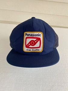 Panasonic Car Audio Electronics Patch Logo SnapBack Hat NWOT Blue OSFA Foam - Picture 1 of 9