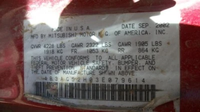 Eje de transmisión izquierdo usado se adapta a: Dodge Stratus 2003 eje delantero 3,0 L L. sin ABS F Foto 1 de 4