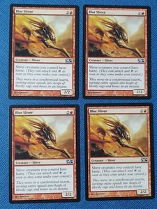 MTG 4x Blur Sliver x4 NM Core Set 2014 M14 Magic Playset - Picture 1 of 2