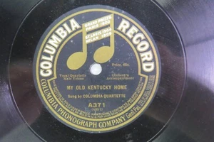 Columbia Quartette - COLUMBIA A371 - My Old Kentucky Home - Picture 1 of 4