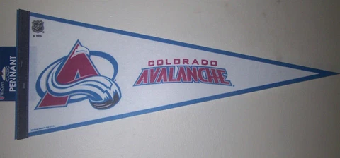 WinCraft NHL Colorado Avalanche Carded Classic Felt Pennant, 12" x 30 Cover