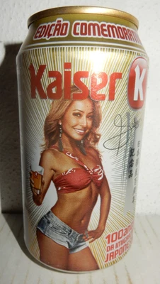 Пустая пивная банка SEXY GIRL KAISER из Бразилии (350 мл)!! - Изображение 1 из 4