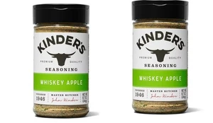 2 NEW Kinders Whiskey Apple Seasoning 8.7 Ounce bourbon combined sweet tangy - Picture 1 of 1