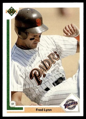 1991 Upper Deck Fred Lynn San Diego Padres #273 - Image 1 of 2