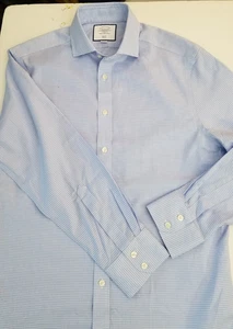 Charles Tyrwhitt shirt 16 33, 41/84cm. Slim fit. BLUE.Long sleeve. - Picture 1 of 12