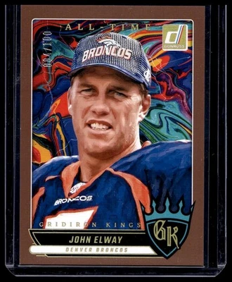 2025 Donruss All-Time Gridiron Kings John Elway #ATGK-JEY Studio Series 84/100 - Image 1 of 2