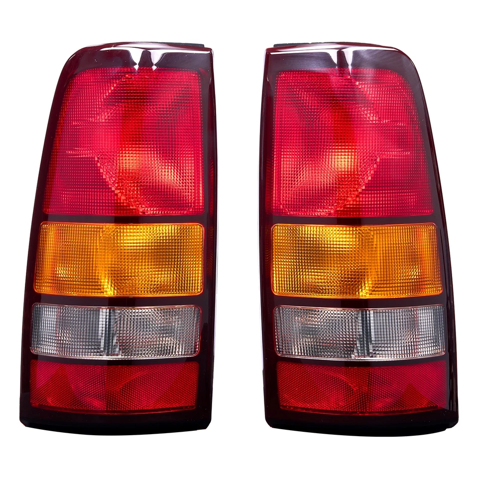 Pair Tail Lights Rear Barke Lamps For 1999-2006 GMC Sierra 1500 2500 Truck LH+RH - Image 1 of 4