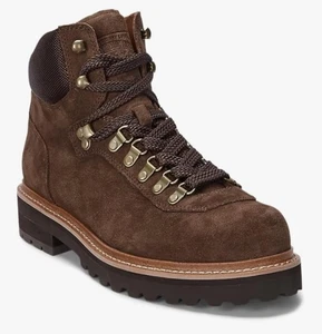 🔥$228🔥Polo Ralph Lauren Hombre Alpino Marrón Gamuza Trail Bota Senderismo - Imagen 1 de 6