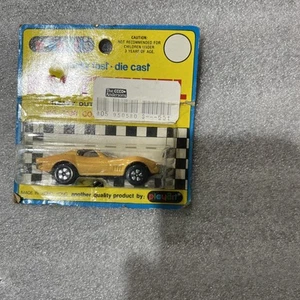VTG PLAYART FASTWHEEL #7136 Yellow CORVETTE STING RAY 70s DIECAST CAR B224 - Picture 1 of 9