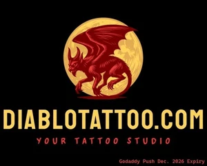 diablotattoo.com dos palabras .com nombre de dominio Godaddy 2018 a diciembre de 2026 - Imagen 1 de 1