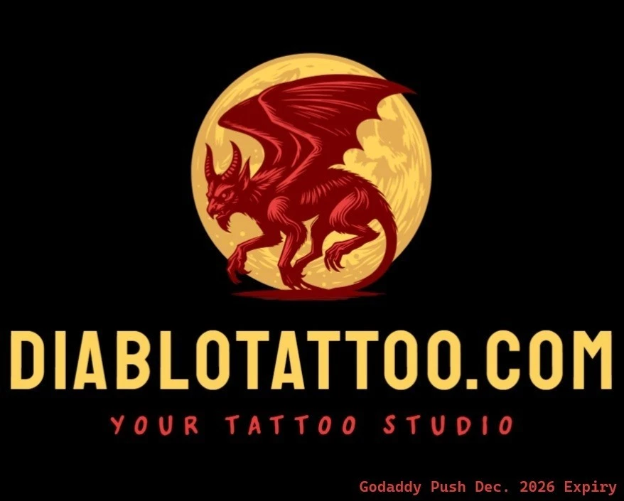 diablotattoo.com two word .com domain name Godaddy 2018 to Dec. 2026 - Image 1 of 1