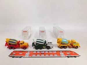 DW795-0.5# 3X H0 1:87 0682 Concrete Mixer Magirus MB 1620 Volvo N10 TOP+Box - Picture 1 of 5
