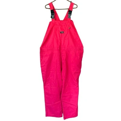 Walls FR Bib Overalls Coveralls Red Men's 2XL Flame/Resistant Work Wear - Image 1 of 4