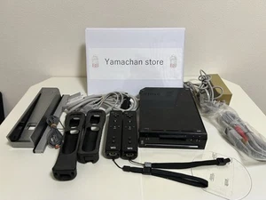 Nintendo Wii Black Console from japan - Picture 1 of 5