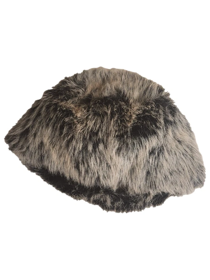 Gorro gorra de felpa marrón difuso para mujer Foto 1 de 1