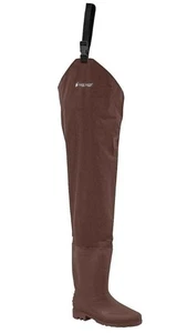 Frogg Toggs 2716349 Rana II PVC Nylon Felt Sole Hip Waders Men's Shoe Size 8 - Picture 1 of 1