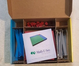 Mathe-U-See Manipulative Algebra/Dezimal Einlage Kit Demme Lernen Hausunterricht - Bild 1 von 4