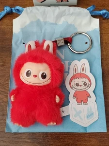 🔥100% AUTHENTIC! Mini Labubu "X" RED LETTER Pin For Love PENDANT! POP MART!🔥E3 - Picture 1 of 7