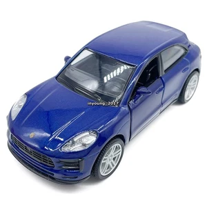 Modellino auto 1/36 Porsche Macan S pressofuso veicolo giocattolo per ragazzi bambini regali blu - Foto 1 di 10