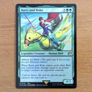 Bartz and Boko - Pre-release Foil Stamped Promo - Final Fantasy MTG - Foto 1 di 3