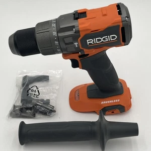 NEW OB!! RIDGID 18V Brushless 1/2'' High Torque Hammer Drill/Driver - R86115 - Picture 1 of 7