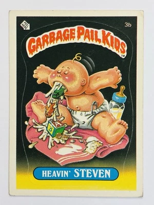 1985 Garbage Pail Kids GPK -Series 1 -Matte #3b HEAVIN’ STEVEN (VG) See PICS!! - Image 1 of 4