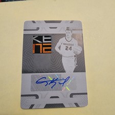 2022 Panini National Treasures Collegiate Corey Kispert auto printing plate 1/1