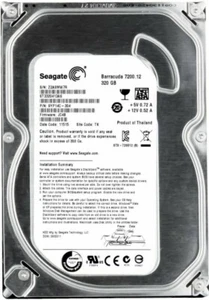 Disk Seagate barracuda ST3320418AS ✅ 320GB ✅ SATA III 7200U/Min 16MB 3.5' Poll - Foto 1 di 3
