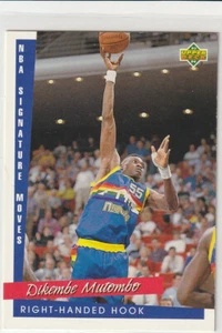 1993-94 Upper Deck #246 Dikembe Mutombo Denver Nuggets BASKETBALL Card 3B - Picture 1 of 2