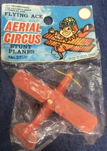 Flying Ace Aerial Circus Stunt Planes 1960 Number 275B Vintage Mini Airplane Toy - Picture 1 of 6