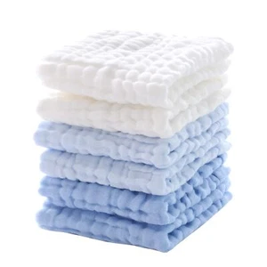 Baby Washcloths - Soft Face Cloths for Newborn Absorbent Bath Wipes Burp Clot... - Picture 1 of 9