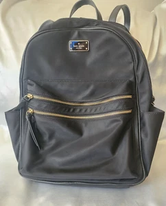Mochila Kate Spade Wilson Road Bradley de nailon negra bolsa grande para computadora portátil - Imagen 1 de 13