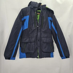 London Fog Boy's Size L(14-16) Navy Blue Winter Jacket - Picture 1 of 10