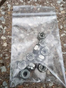 20x #8-32 Nylon-Insert Lock Nut  304 18-8 Stainless Steel (package of 20) - Picture 1 of 4