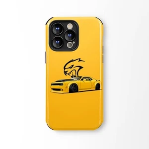 Challenger Hellcat Car iPhone Car Bumper Shockproof Phone Case For Apple iPhone - Picture 1 of 3