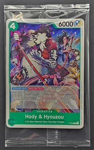 One Piece Card Game Promo #P-062 Hody & Hyouzou ENGLISH SEALED - Picture 1 of 2