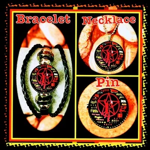 RUSH STARMAN SET OF 3 🇺🇸 NECKLACE➕BRACELET➕PIN - Bild 1 von 2