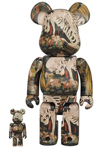 Ladrillo de oso Haunted Old Palace Utagawa Kuniyoshi 400% y 100% medicom - Imagen 1 de 2